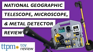 National Geographic Telescope, Microscope, and Metal Detector from Explore Scientific