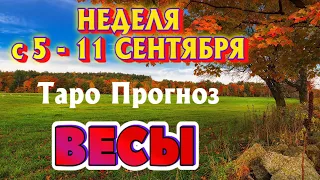 ВЕСЫ 🌻🌻🌻 НЕДЕЛЯ С 5 - 11 СЕНТЯБРЯ 2022 года Таро Прогноз ГОРОСКОП Angel Tarot Forecasts