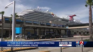 77-year-old woman dies after contracting virus during Carnival Cruise