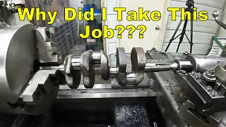 Modifying the Output Shaft on a Crankshaft - Turning A Taper & Cutting a Woodruff Key