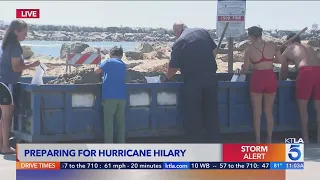 Coastal communities brace for Hurricane Hilary