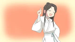 【手書きTGCF】殿下と花城でぷんちきぱやっぱーヾ(゜∀゜)ノ