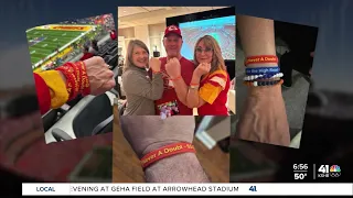 'Never a doubt': A Chiefs fan's words live on through red wristbands