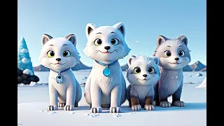 Arctic Fox's song KidsMusic|kidssongs|nursery rhymes|kids story time|DancingAnimals|CreativePlaytime