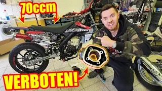 Wir bauen 70ccm ZYLINDER EIN und ER IST UNDICHT 😭! - Können wir ihn RETTEN? (Moped tuning Rieju MRT)