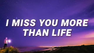 Justin Bieber - I miss you more than life (Ghost) (Lyrics)