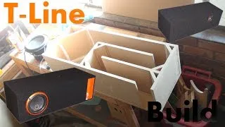 T-Line Time - Subwoofer Box Build For Cadence S2W8"