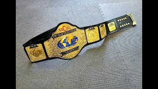 CLOSER LOOK at & INTERESTING FACTS about the 1995-2001 WCW World TV Championship Title Belt