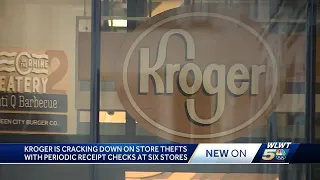 Some Cincinnati-area Kroger stores could ask you for receipt checks. Here's why