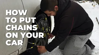 How to put chains on your car