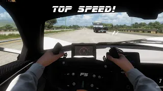 Dodging traffic at 300+mph! | Hennessey Venom F5 | Forza Horizon 5| Fanatec DD1 gameplay |