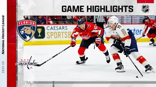 Panthers @ Capitals 4/8 | NHL Highlights 2023