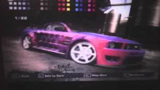 Need for speed Most Wanted  ford mustang