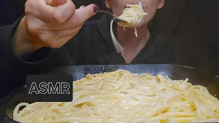 ASMR | CHEESY CREAMY PASTA | EATING SOUND | NO TALKING |