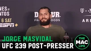 UFC 239 Post-Fight Press Conference: Jorge Masvidal talks record fast KO over Ben Askren