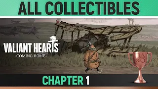 Valiant Hearts: Coming Home - Chapter 1 - All Object Collectibles & Trophies