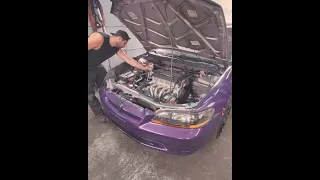 built NA H23a engine first start!! sounds terrified 😨 in my cg5 accord