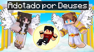 FUI ADOTADO por uma FAMÍLIA DE DEUSES ANJOS no Minecraft