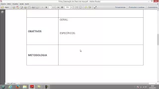 Elaboração do Plano de Aula