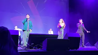 Angeline Quinto with Daryl Ong and Bugoy Drilon Houston Texas 10/27/23