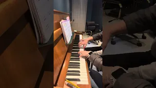 “Ode to the joy”piano duet with my pupil