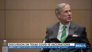 LIVE: Gov. Abbott update on Texas COVID-19 vaccinations