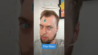 Spark AR face filter inspired by Liquid Metal trend #ar  #augmentedreality #metaverse