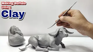 How to make Buffalo with Sculpting Clay : A Step by Step Tutorial!