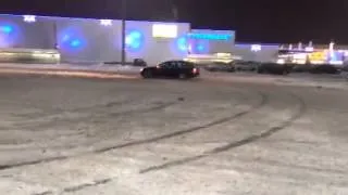 Mercedes-Benz w203 c220 cdi drift on snow