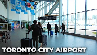 Touring Toronto City’s Billy Bishop Airport in October 2022