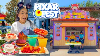 🎡 (SOFT OPENING) PIXAR FEST 2024 FOOD BOOTHS At The Disneyland Resort! | NEW Food, Merch, + MORE!