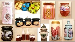 10 Amazing Diy Ideas for recycling Jars | Decorating Glass Jars