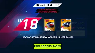 Asphalt 9, Reached Garage Level 18 😍