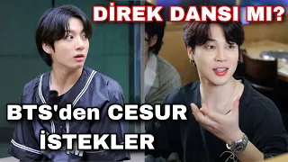 Jimin Direk Dansı,JK Uçan Yoga istedi üyelerin TEPKİSİ!