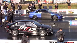 Audi RS3 vs Turbo Civic  1/4 Mile