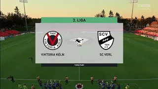 FIFA 23 | Viktoria Köln vs SC Verl - 3. Liga | Gameplay