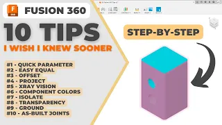 10 Easy Fusion 360 Tips You Should Know!