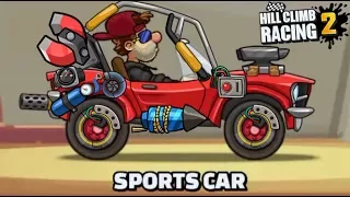 Hill Climb Racing 2 Tuning Parts  Sports Car  GamePlay