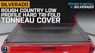 2019-2020 Silverado 1500 Rough Country Low Profile Hard Tri-Fold Tonneau Cover Review & Install