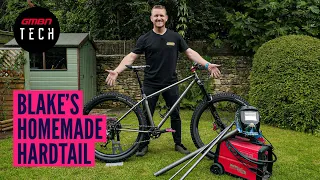 Blake Samson's DIY Garage Built Hardtail AKA 'The CRAB' | GMBN Tech Pro Bike Check
