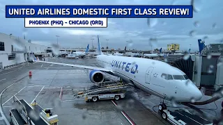 REVIEW | United Airlines | Phoenix (PHX) - Chicago (ORD) | Boeing 737 MAX 9 | First