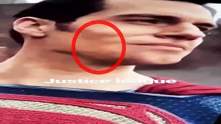Henry Cavill/Superman's Moustache in Justice League
