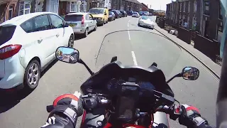 Helmet Cam South Wales: Riding through the Rhondda Valley Towns