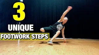 Breaking Tutorial | 3 Unique Footwork Steps | To Elevate Your Footwork Game With | How To Breakdance