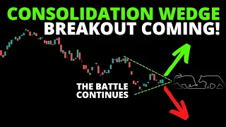 CONSOLIDATION WEDGE... BREAKOUT COMING! (SPY QQQ DIA IWM ARKK BTC)