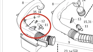 Resealing the heated crankcase vent nipple which leaks oil on Diesel Volvos.