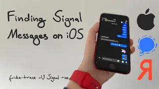 [0x01] Reversing Shorts :: Finding the Signal Message Object with Frida on iOS