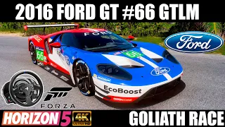 Forza Horizon 5 - 2016 Ford GT #66 GTLM Le Mans Stock | Goliath Race | Thrustmaster T300 RS | TH8A