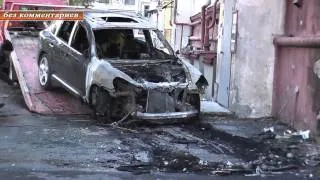 В Волгограде неизвестные сожгли автомобиль "Porsche Cayenne" депутата гордумы Титовой
