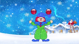 Новогоднее поздравление клоуна Пети | Волшебные шарики | Новогодний стишок